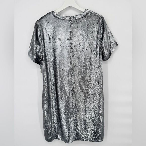 Lauren Ralph‎ Lauren Sequin Short Sleeve Shift Dress Size 14W NWT - Picture 4 of 9